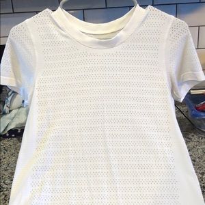 White Lululemon T-shirt